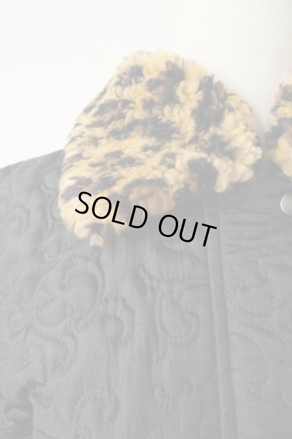 画像7: DECO depuis 1985  BOTANICAL QUILT JACKET　black (7)