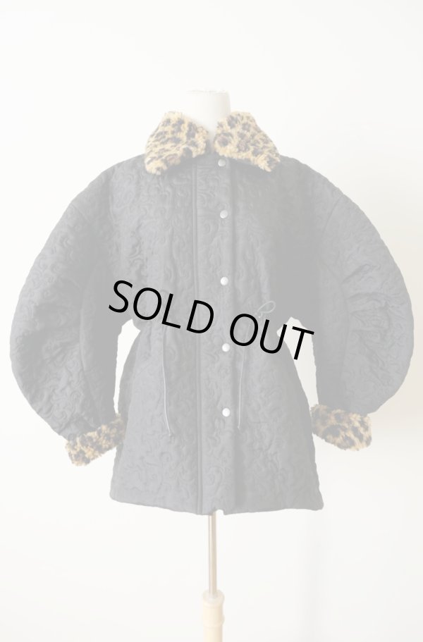 画像6: DECO depuis 1985  BOTANICAL QUILT JACKET　black (6)