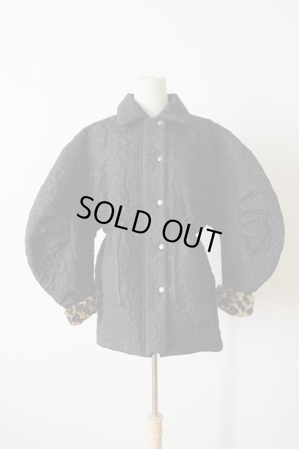 画像8: DECO depuis 1985  BOTANICAL QUILT JACKET　black (8)