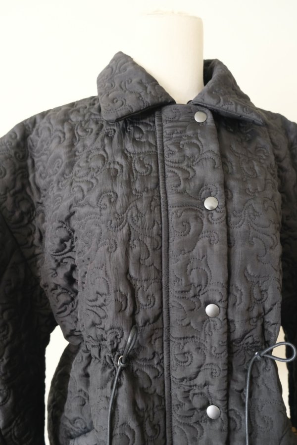 画像9: DECO depuis 1985  BOTANICAL QUILT JACKET　black (9)