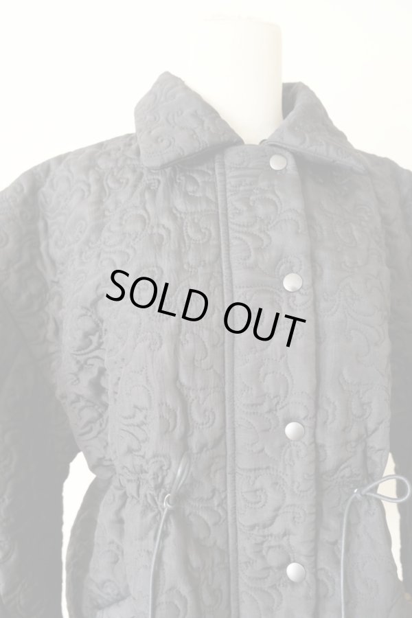 画像9: DECO depuis 1985  BOTANICAL QUILT JACKET　black (9)