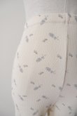 画像5: DECO depuis 1985 RIB PRINT PANTS　PURPLE FLOWER (5)