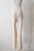 画像3: DECO depuis 1985 RIB PRINT PANTS　PURPLE FLOWER (3)