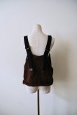 画像2: uca  hand-knit hunting vest brown (2)