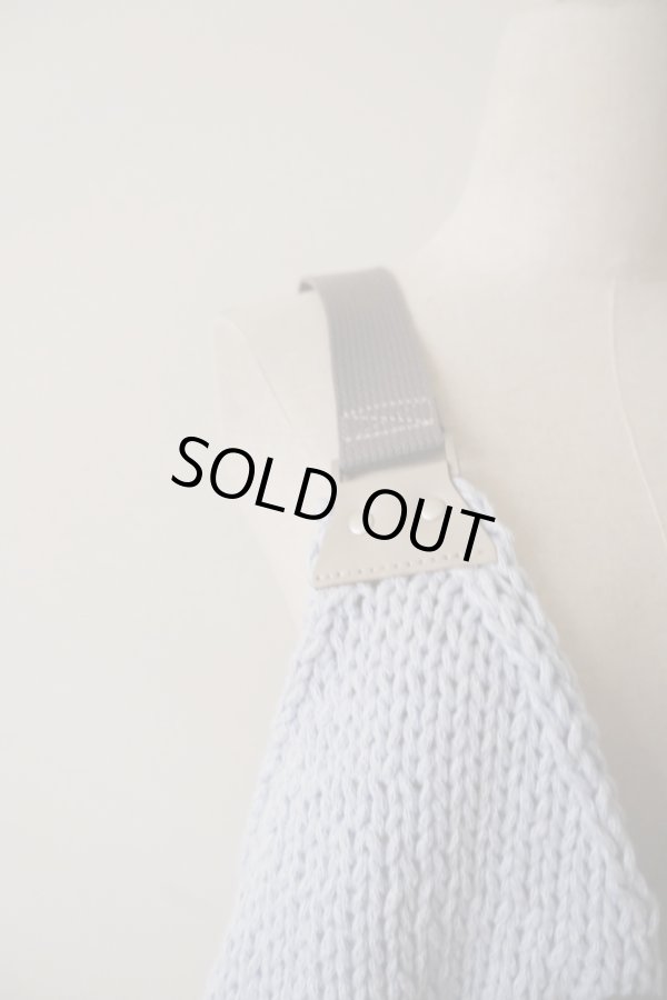 画像6: uca hand-knit hunting vest sax blue (6)