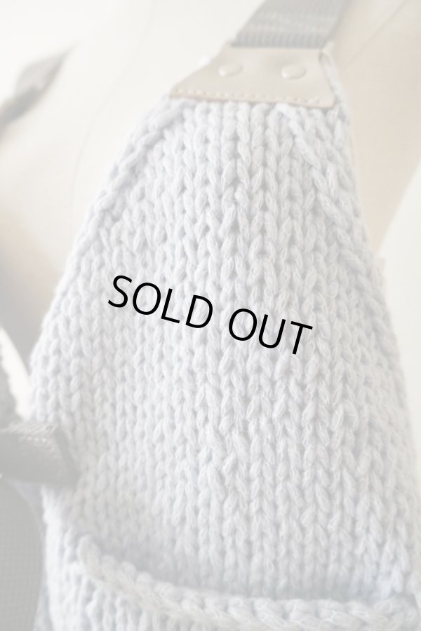 画像7: uca hand-knit hunting vest sax blue (7)