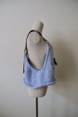 画像2: uca hand-knit hunting vest sax blue (2)