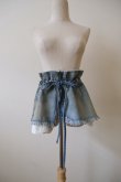 画像1: MIKIOSAKABE Mini Cut Off Denim Skirt (1)