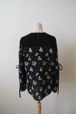 画像4: LOKITHO (ロキト）FLOWER EMB. RIBBON TOP　white (4)