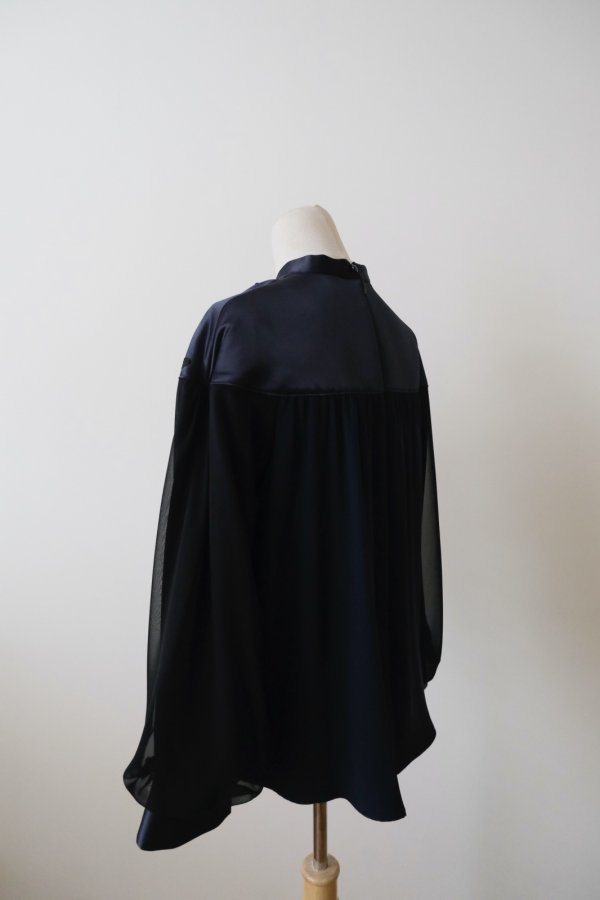 画像3: LOKITHO (ロキト) cord emb. yoke top navy (3)