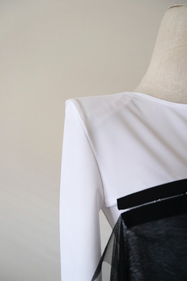 画像5: YUUNA ICHIKAWA  Drape Scarf Shoulder Pad Tops (5)