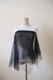 画像1: YUUNA ICHIKAWA  Drape Scarf Shoulder Pad Tops (1)