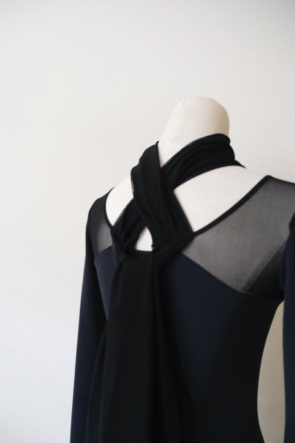 画像4: YUUNA ICHIKAWA  Drape Scarf Shoulder Pad Tops (4)