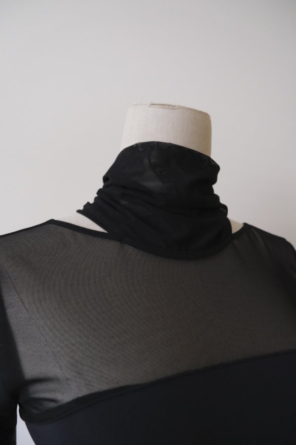 画像7: YUUNA ICHIKAWA  Drape Scarf Shoulder Pad Tops (7)