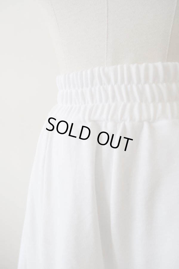 画像5: YUUNA ICHIKAWA  Sweat knees tuck pants  white (5)