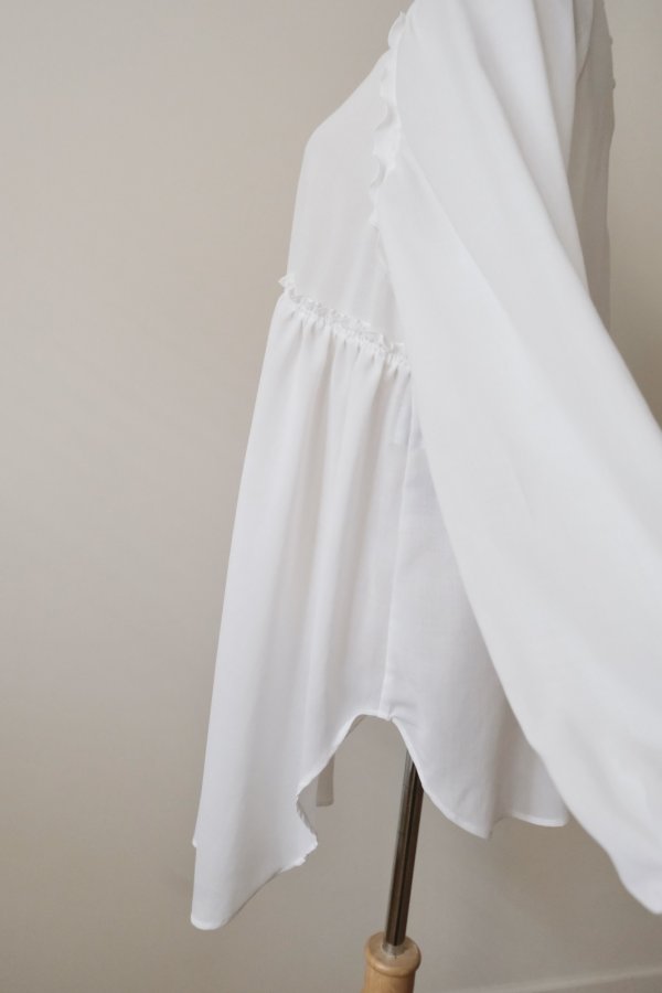 画像4: YuumiAria(ユウミアリア)EMBROIDARY SHIRT white (4)