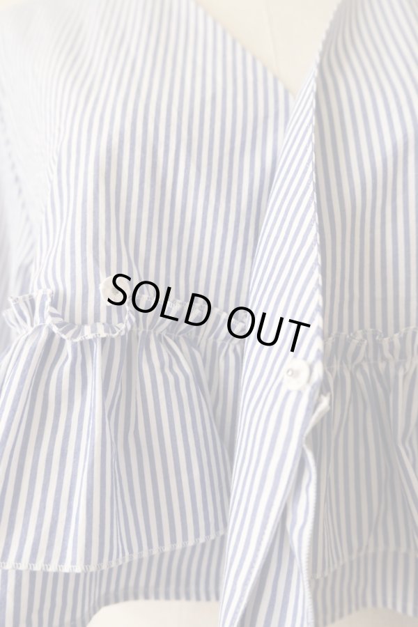 画像3: YuumiAria（ユウミアリア）stripe shirts cardigan (3)