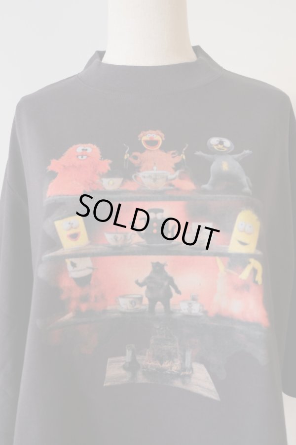 画像4: bedsidedrama Strange Altar Flare Tee used black (4)