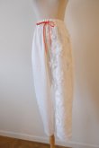 画像4: besidedrama Flower Lace Relax Pants WHITE (4)