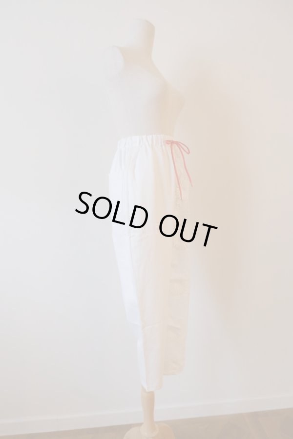 画像5: besidedrama Flower Lace Relax Pants WHITE (5)