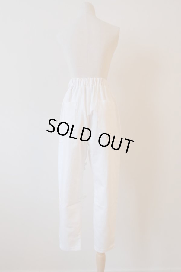 画像6: besidedrama Flower Lace Relax Pants WHITE (6)