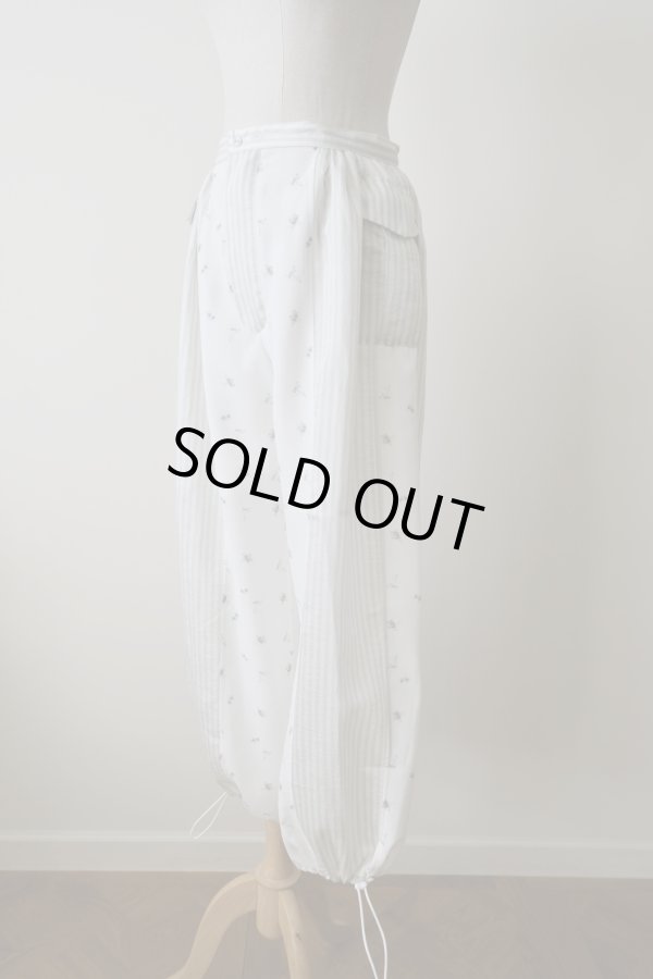 画像3: DECO depuis 1985 BIRD FLOWER PANTS MINT SRTIPE (3)