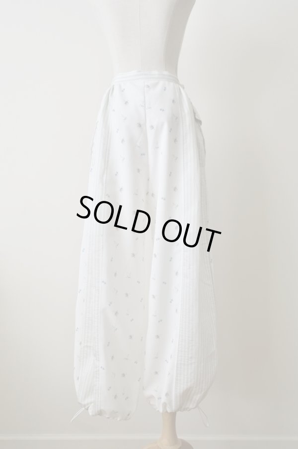 画像2: DECO depuis 1985 BIRD FLOWER PANTS MINT SRTIPE (2)