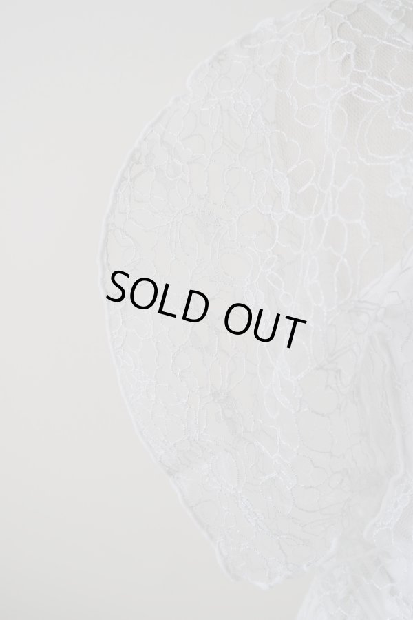 画像6: DECO depuis 1985 SPARKLE LACE UNEUNE white (6)