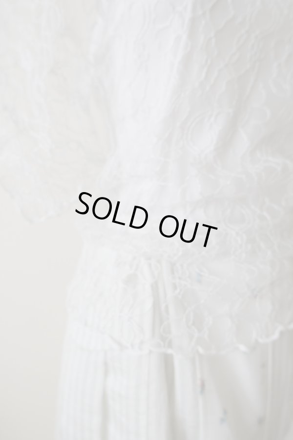 画像3: DECO depuis 1985 SPARKLE LACE UNEUNE white (3)