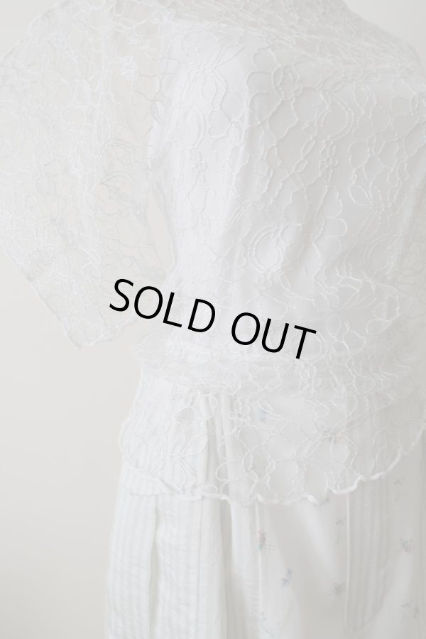 画像4: DECO depuis 1985 SPARKLE LACE UNEUNE white (4)