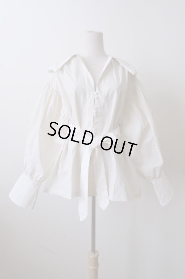 画像1: DECO depuis 1985  COTTON PAPER SAILOR SHIRTS  (1)