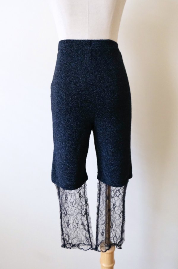 画像2: DECO depuis 1985  LAME × LINE CODE LACE SHORTS (2)