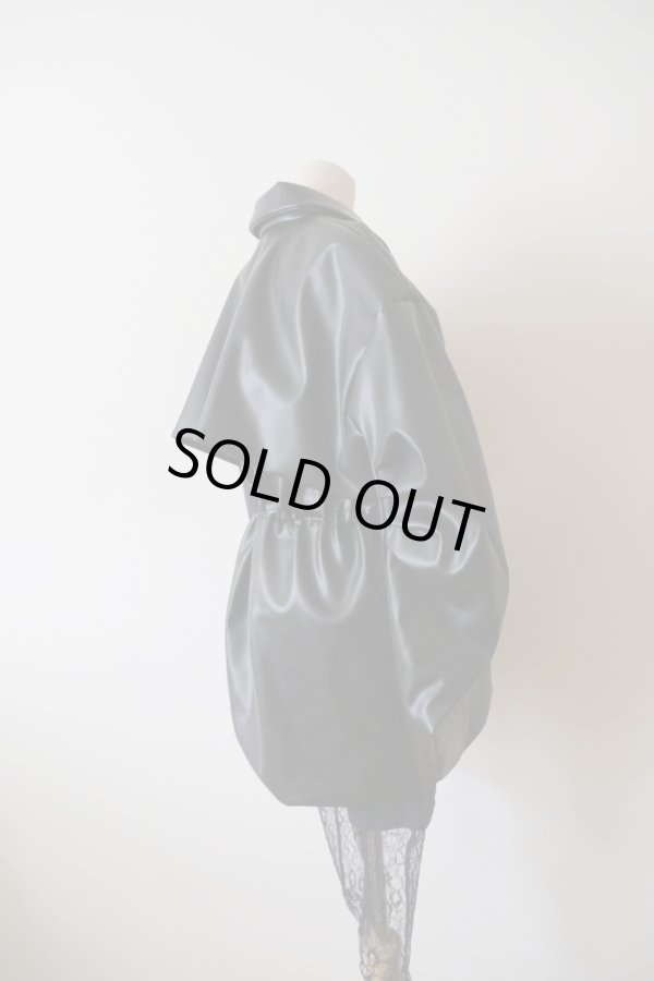 画像3: DECO depuis 1985  FAKE LEATHER OPEN JACKET (3)