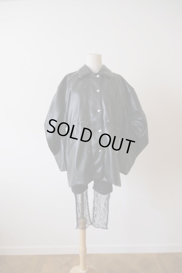 画像5: DECO depuis 1985  FAKE LEATHER OPEN JACKET (5)