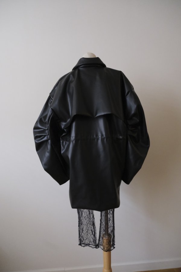 画像8: DECO depuis 1985  FAKE LEATHER OPEN JACKET (8)