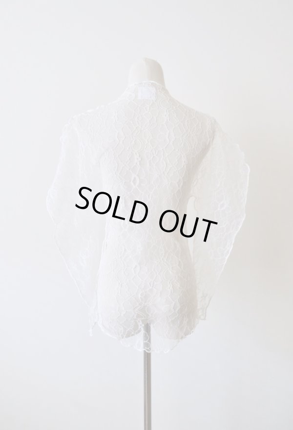 画像3: DECO depuis 1985  LINE CODE LACE UNE TOPS white (3)