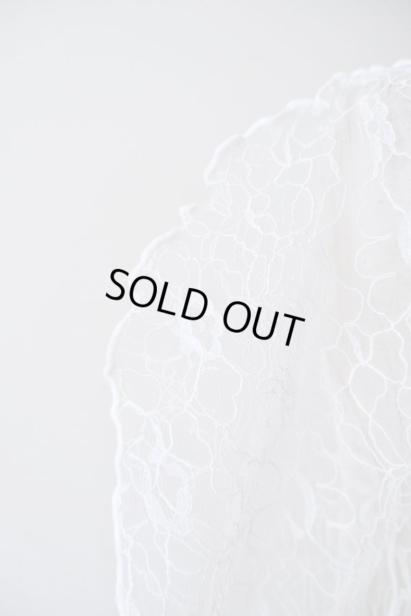 画像4: DECO depuis 1985  LINE CODE LACE UNE TOPS white (4)