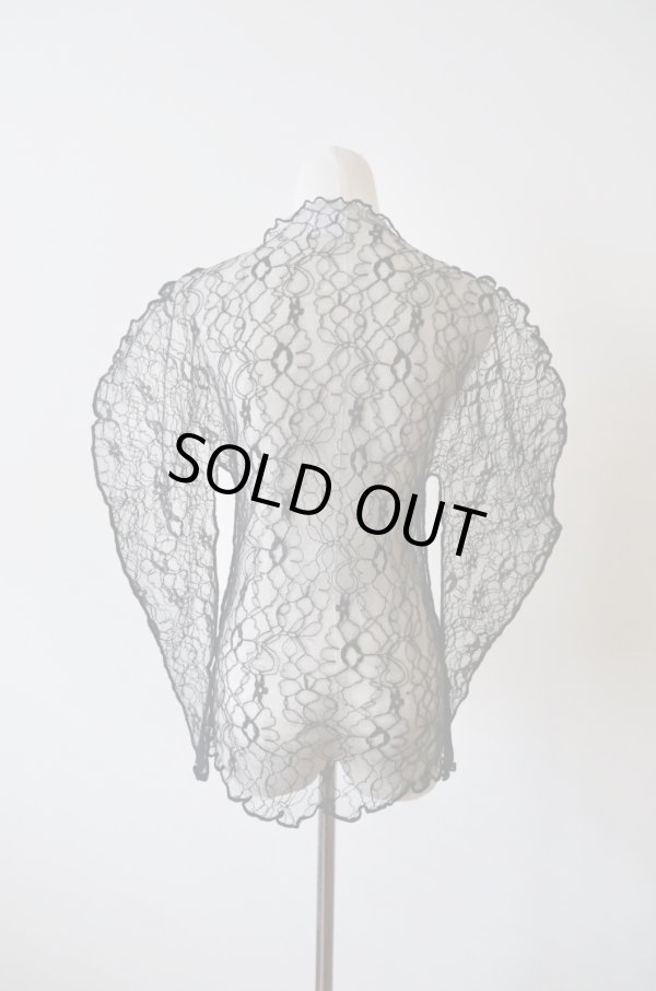 画像3: DECO depuis 1985  LINE CODE LACE UNE TOPS black (3)