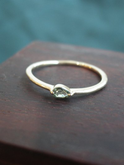 画像1: LiniE　Changed green garnet Ring