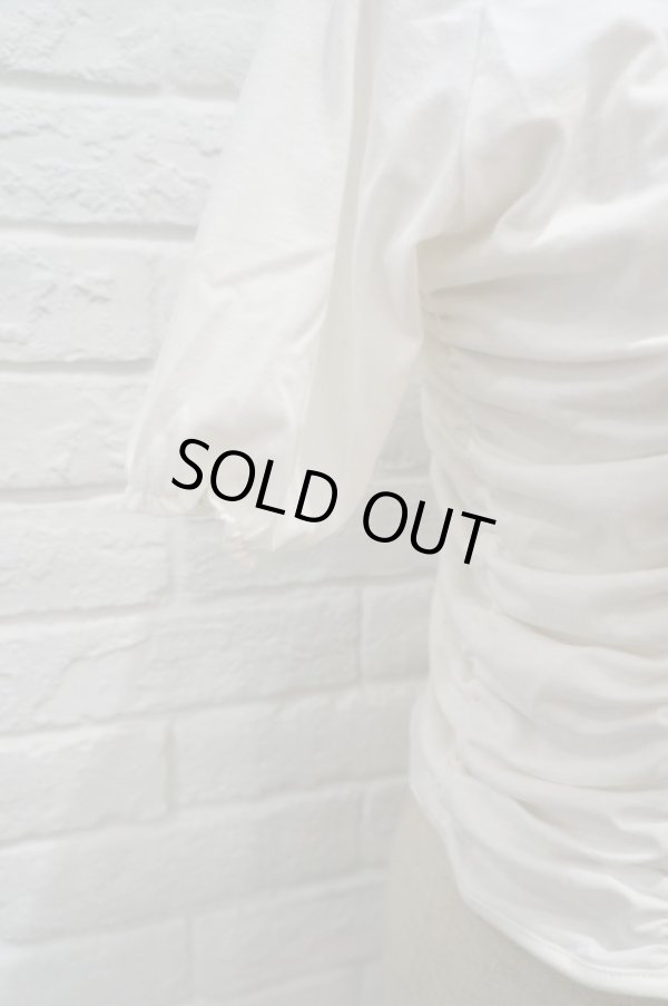 画像5: youmolaugh ユーモラフ　シャーリングトップ white (5)