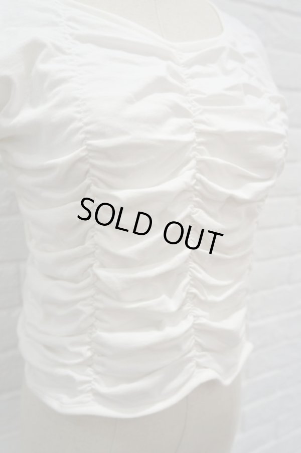 画像4: youmolaugh ユーモラフ　シャーリングトップ white (4)