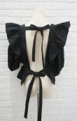 画像3: SIIILON pure apron dress black (3)
