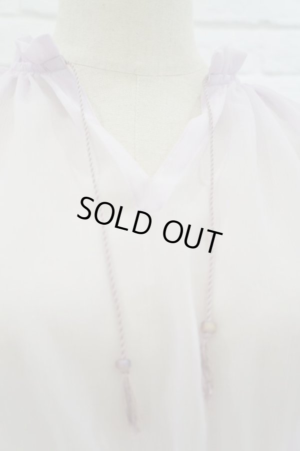 画像5: sowa  (ソーワ) viola ciffon blouse viola (5)