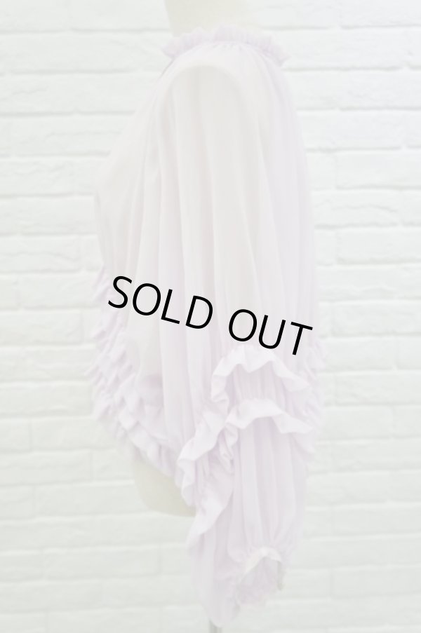 画像2: sowa  (ソーワ) viola ciffon blouse viola (2)