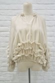 画像1: sowa  (ソーワ) viola ciffon blouse ivory (1)