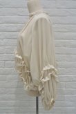 画像2: sowa  (ソーワ) viola ciffon blouse ivory (2)