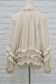 画像3: sowa  (ソーワ) viola ciffon blouse ivory (3)