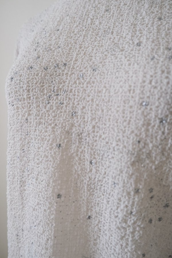 画像4: JUN OKAMOTO 星屑を集めて出来たブラウス ivory (4)