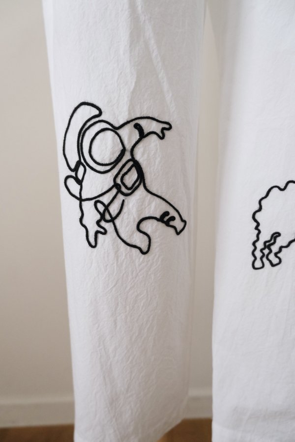 画像6: JUN OKAMOTO 星になりたい人のためのパンツ　white M (6)