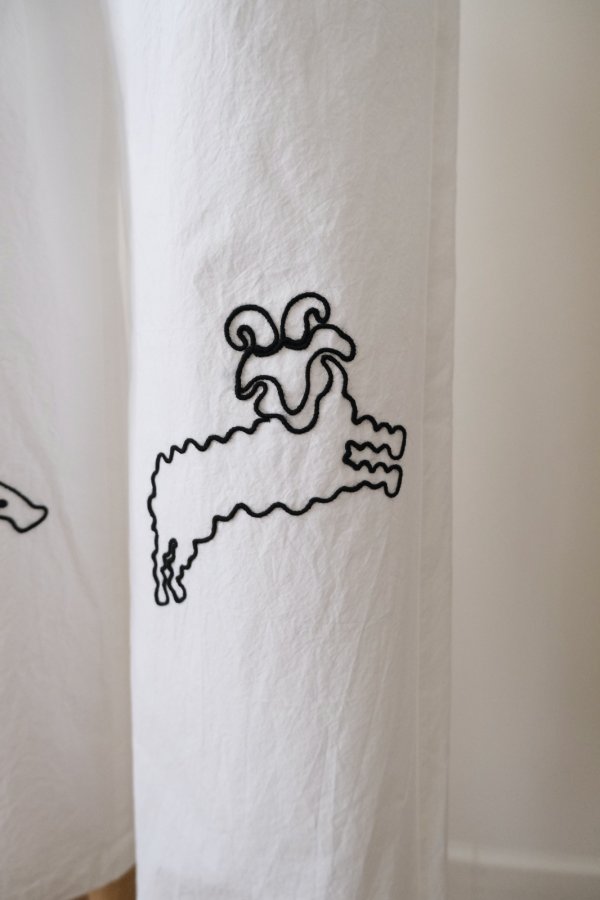 画像8: JUN OKAMOTO 星になりたい人のためのパンツ　white M (8)